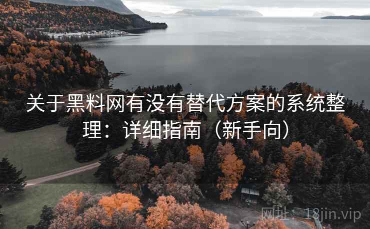关于黑料网有没有替代方案的系统整理：详细指南（新手向）