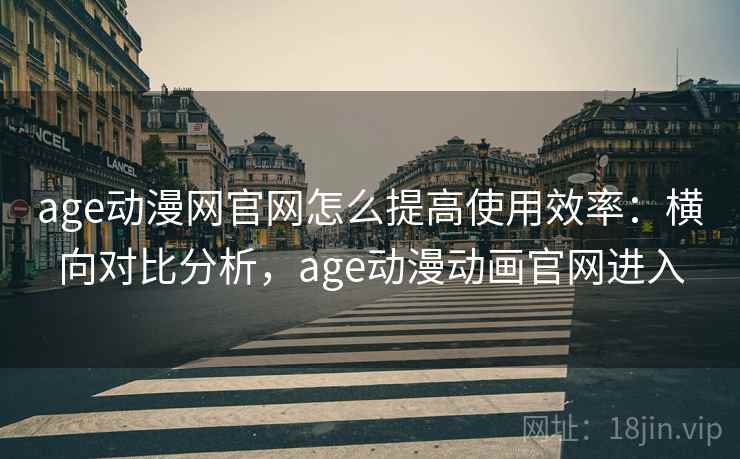 age动漫网官网怎么提高使用效率：横向对比分析，age动漫动画官网进入