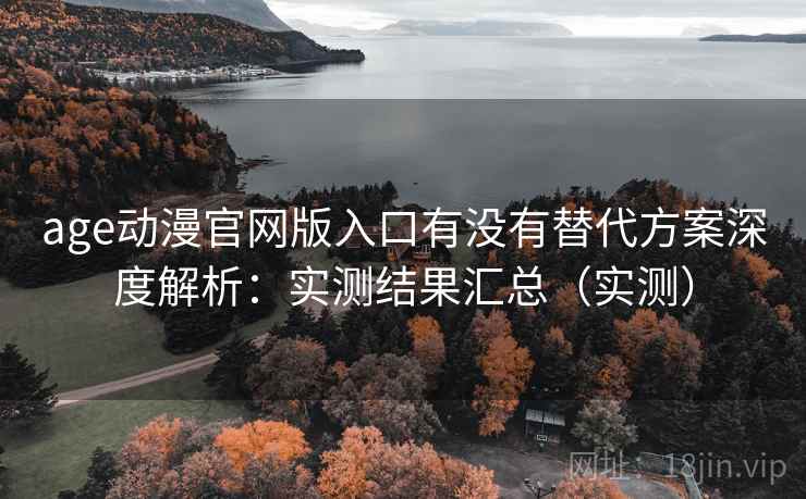 age动漫官网版入口有没有替代方案深度解析：实测结果汇总（实测）
